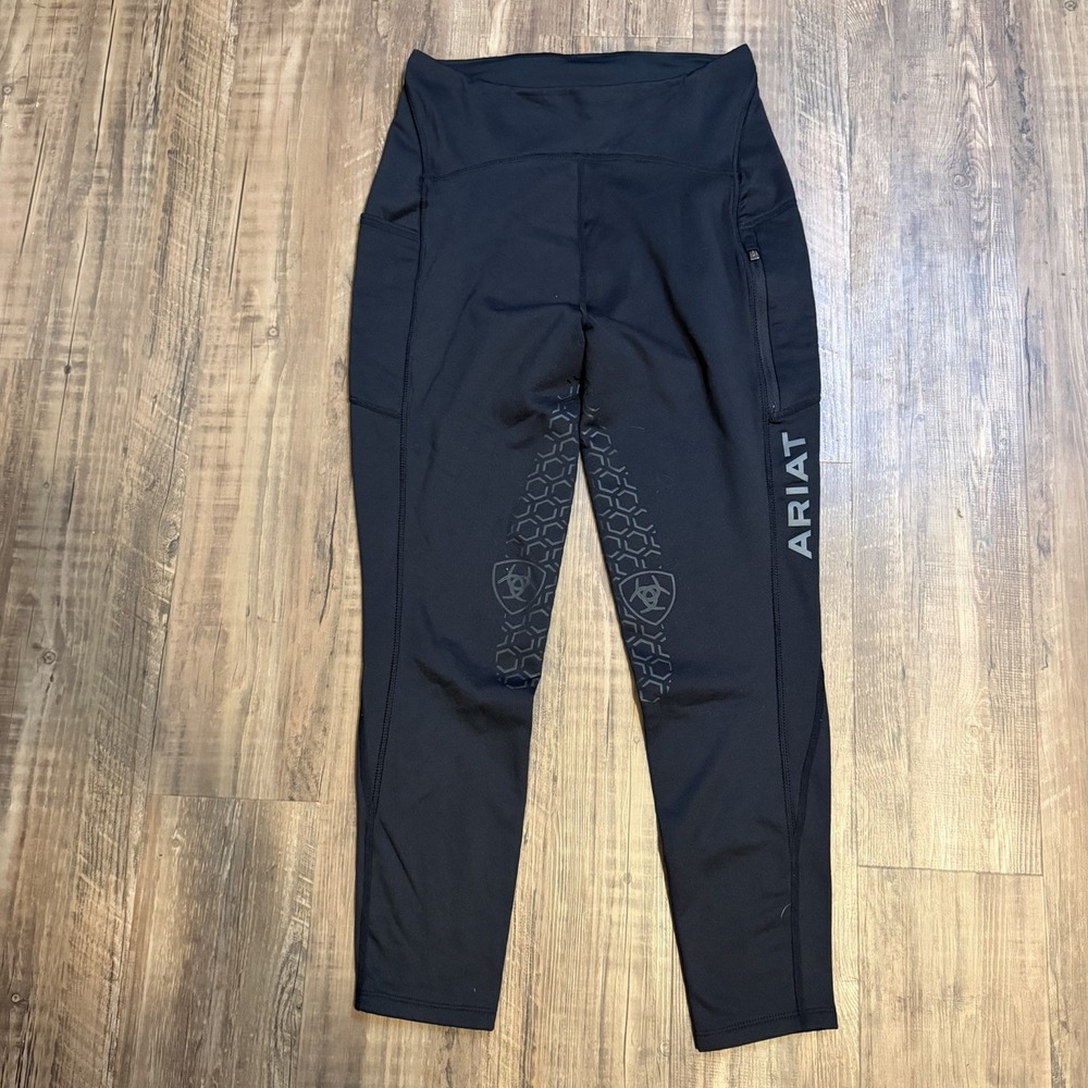 Ariat AriatTEK Cold Series Venture Thermal Riding High Tights M Black Knee Patch